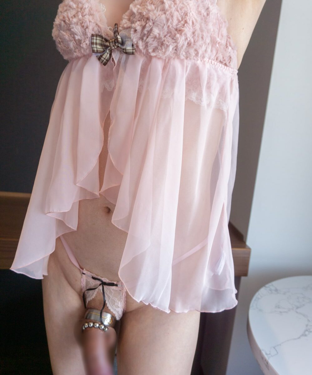 テディベアのベビードールでセクシーコスプレ