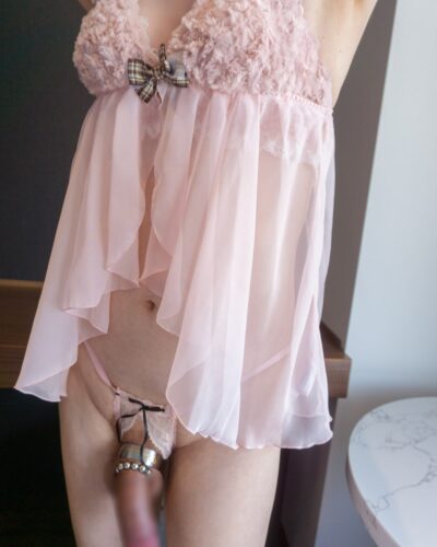 テディベアのベビードールでセクシーコスプレ