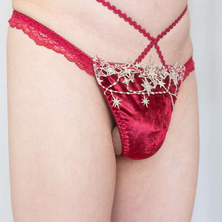 永尾まりや着用 ノエルエトワールコードブラジャー&バック透けTバックショーツ