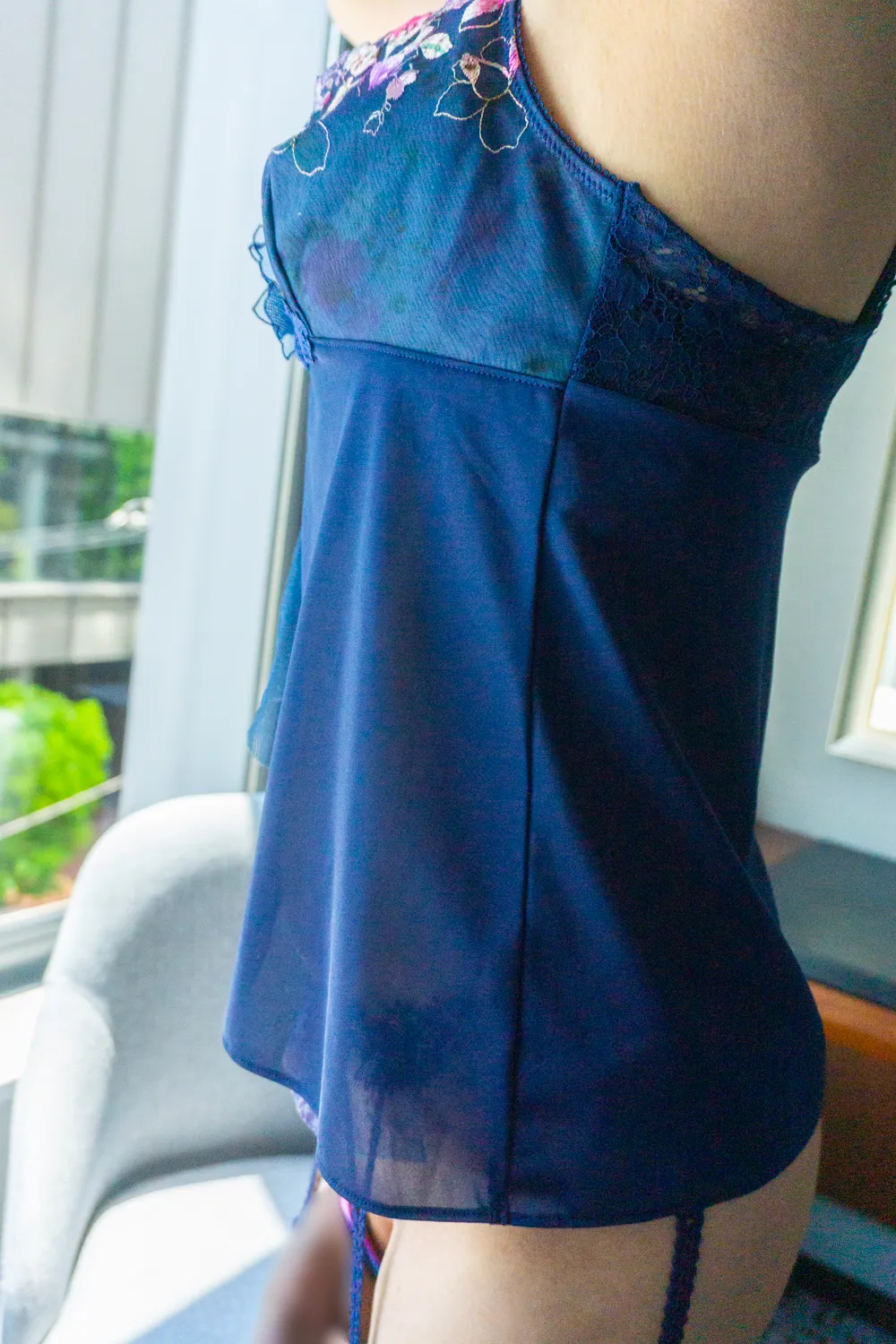 ルジェのキャミソールのランジェリーコーデ